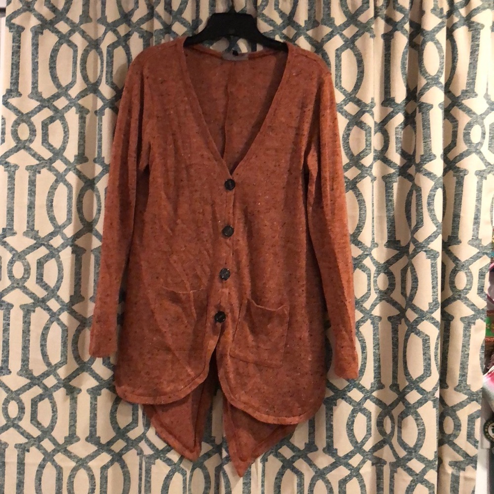Ladakh Rust heathered sweater!